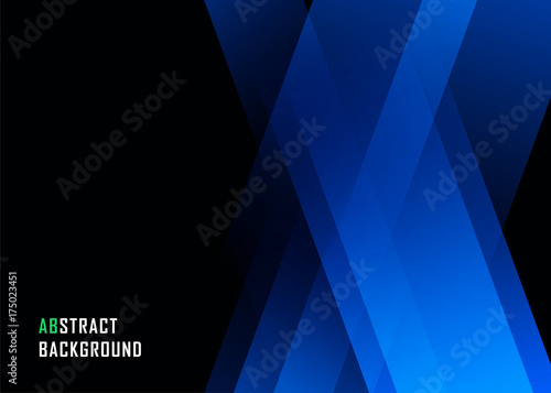Blue geometric technological background. Template brochure and layout design