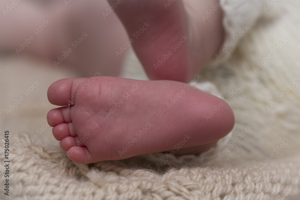 Beautiful conceptual image of baby feet Beautiful conceptual image of baby feet