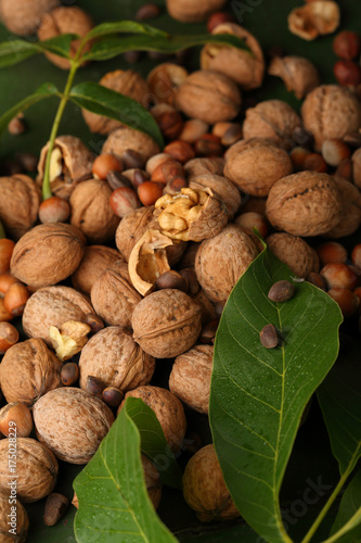 nuts mix closeup