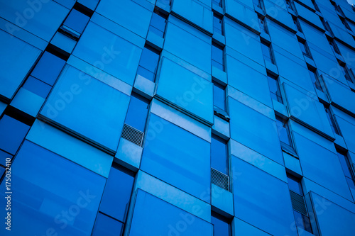 Wallpaper Mural Close-Up of Modern Office Buildings in city of China.. Torontodigital.ca