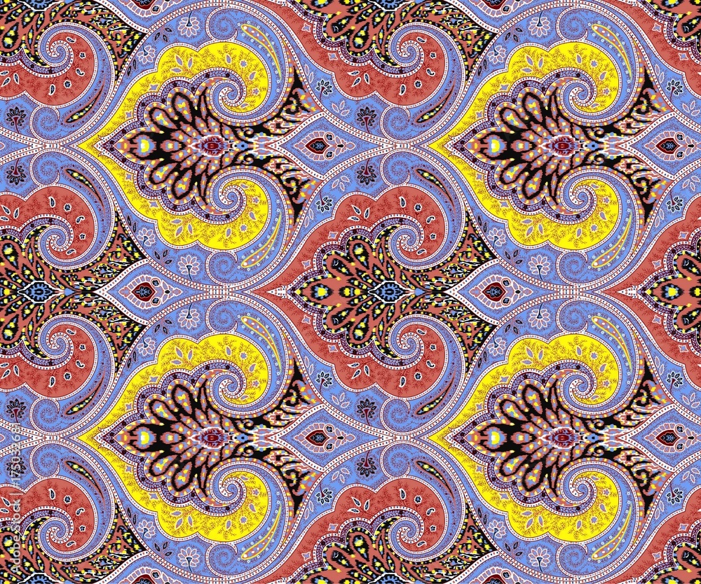 Abstract paisley pattern