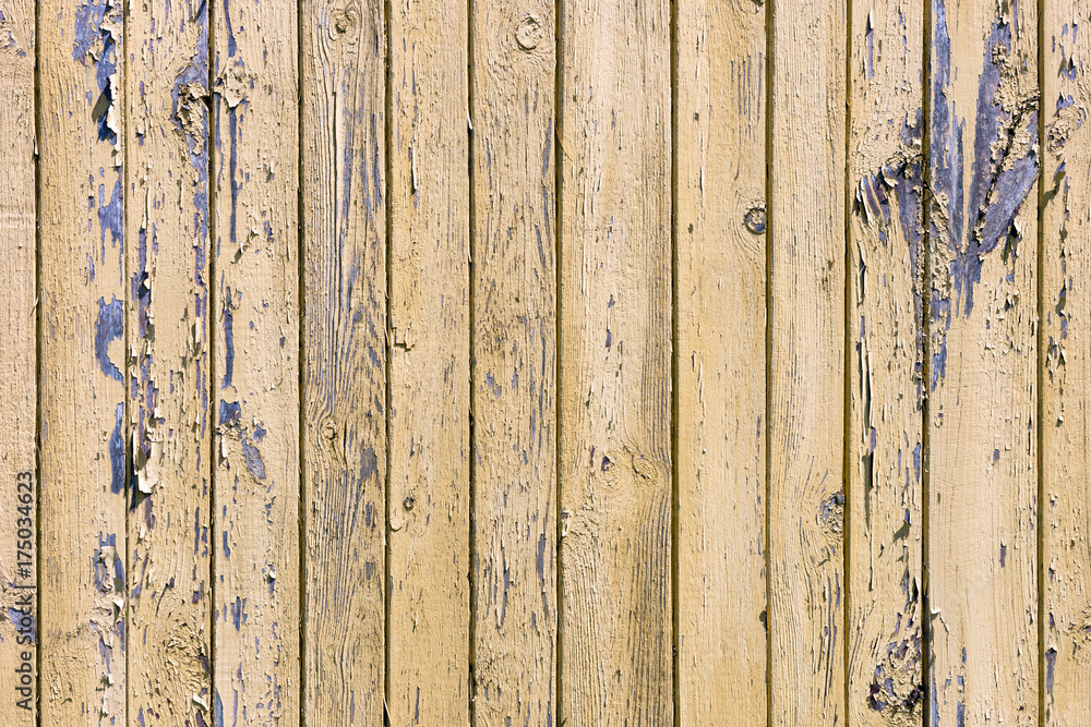 Old painted wood wall - texture or background Old painted wood wall - texture or background