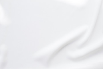 Abstract waving white fabric texture background