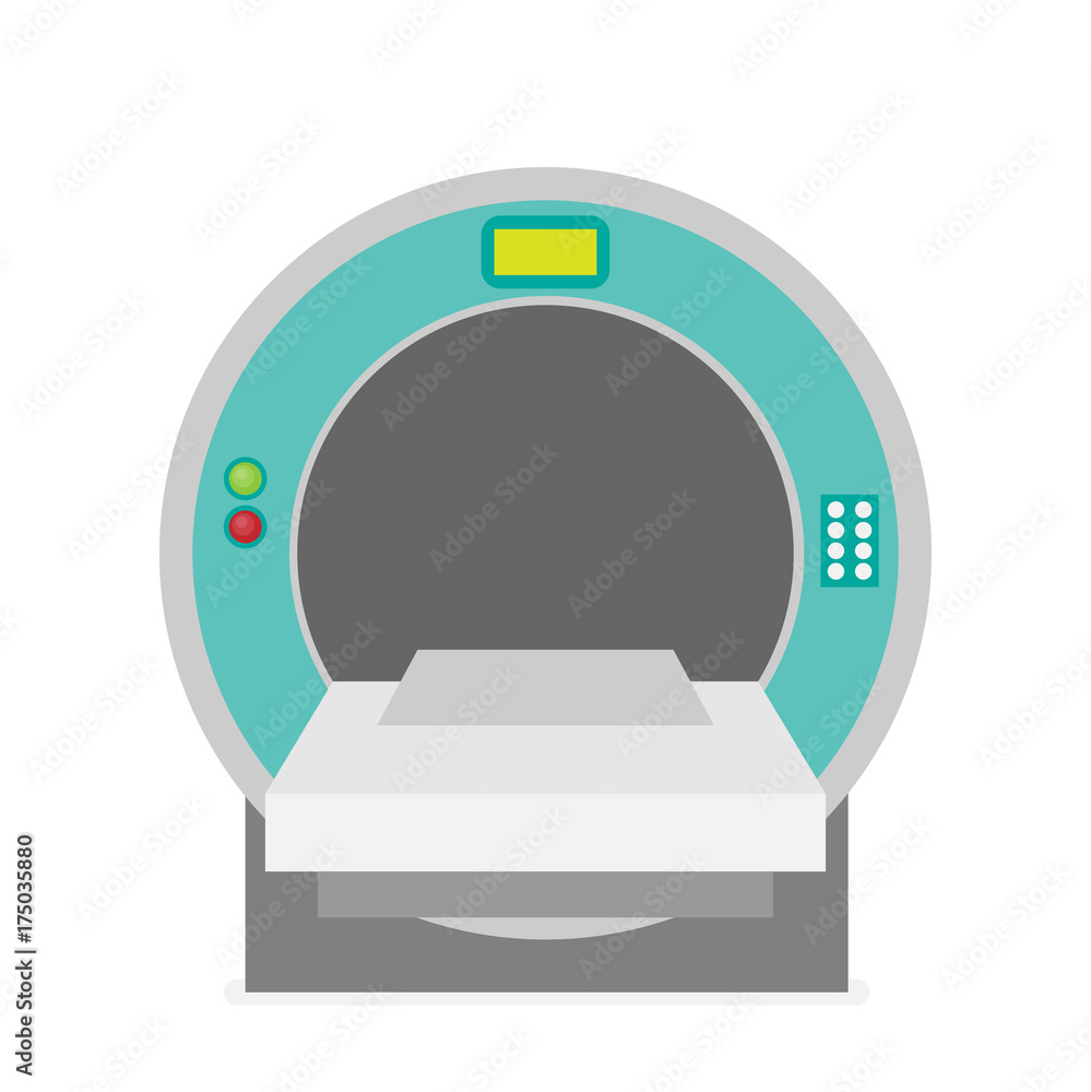 Computed tomography concept flat vector Computed tomography concept flat vector