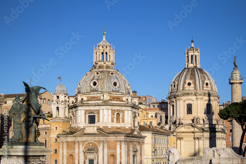 Santa Maria di Loreto and Most Holy Name of Mary in Rome, Italy