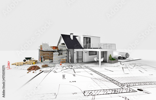 Projet d'agrandissement rénovation extension d'une maison