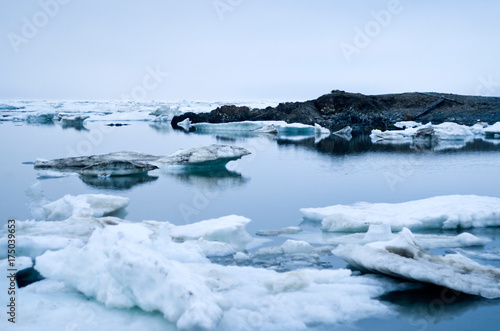 Blue ice of the Arctic Ocean