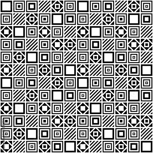 vector geometric seamless pattern