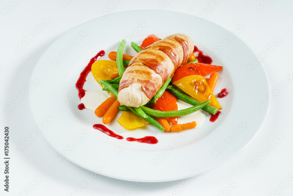 stuffed chicken with vegetables stuffed chicken with vegetables