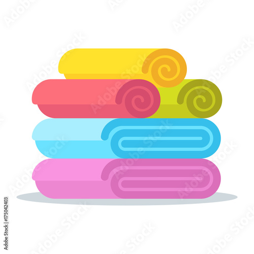 set of color towel