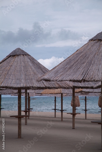 umbrellas on the beach