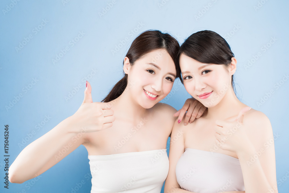 two beauty woman two beauty woman