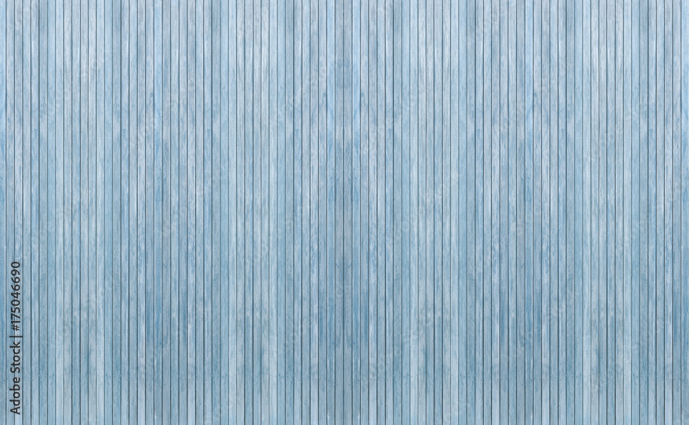 Obraz premium panneau de lames de bois bleu