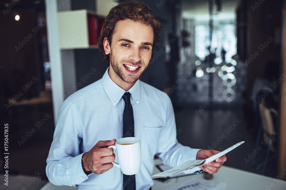 Businessman at work Businessman at work