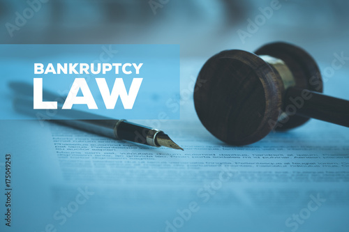 BANKRUPTCY LAW CONCEPT photo