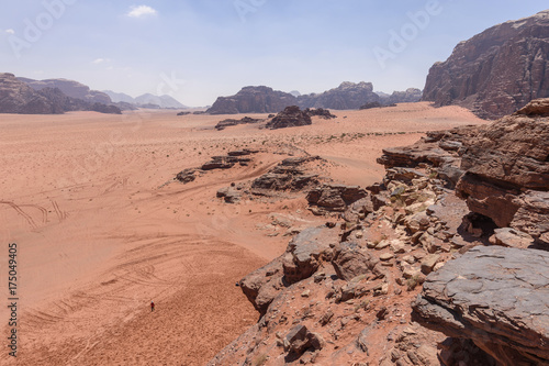 Wallpaper Mural Red sand and mountains, wadi landscape Torontodigital.ca