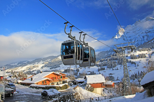 Gondelbah, Adelboden, Berner Alpen, Schweiz