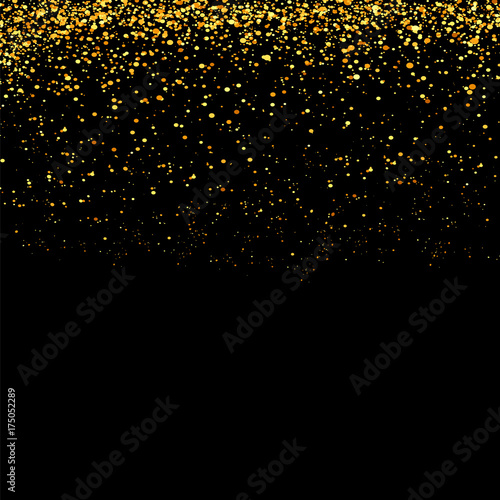 Gold Glitter Particle Background