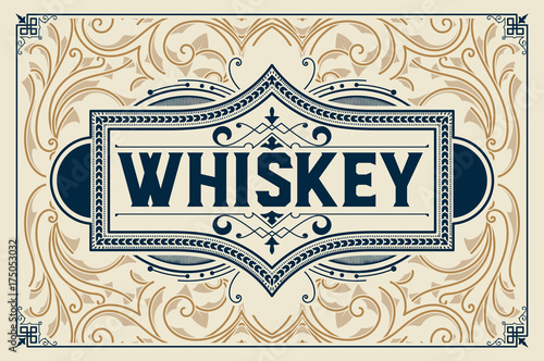 Floral design for packing label