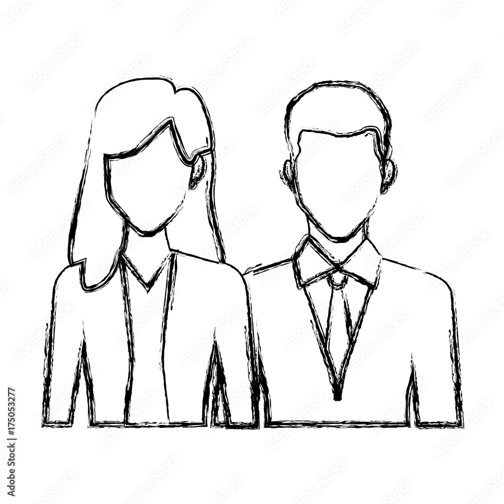 Couple of friends icon vector illustration graphic design Couple of friends icon vector illustration graphic design
