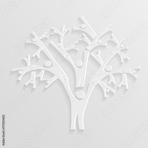 Tree of people