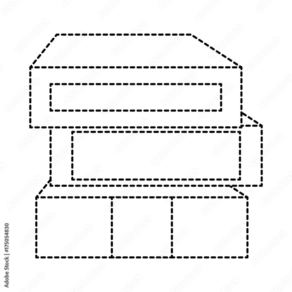 library books isolated icon library books isolated icon