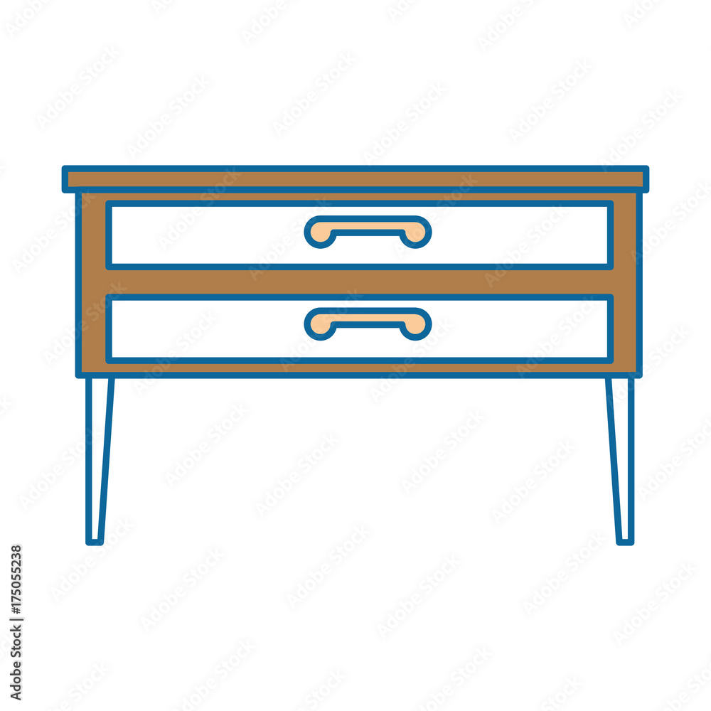 bedroom drawer isolated icon bedroom drawer isolated icon