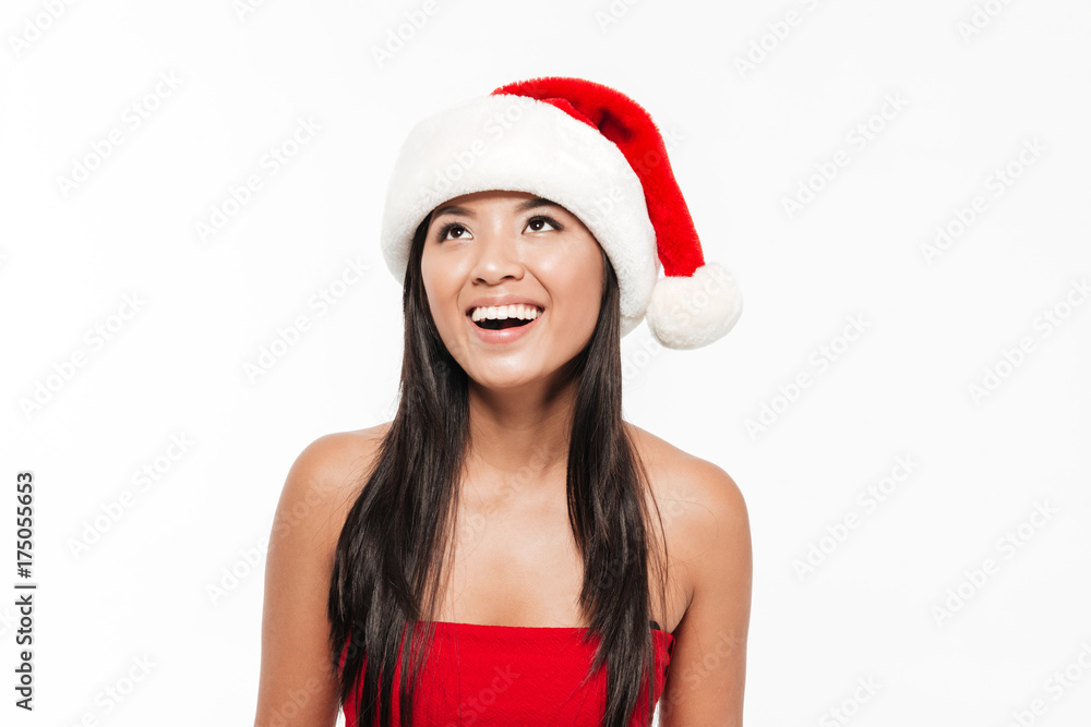 Close up portrait of a cheerful happy young asian woman Close up portrait of a cheerful happy young asian woman