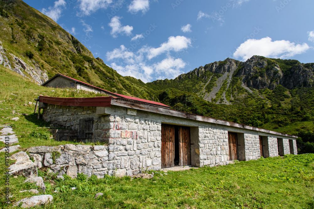 Casere and mountain pigeons in the mountains of Friuli Casere and mountain pigeons in the mountains of Friuli
