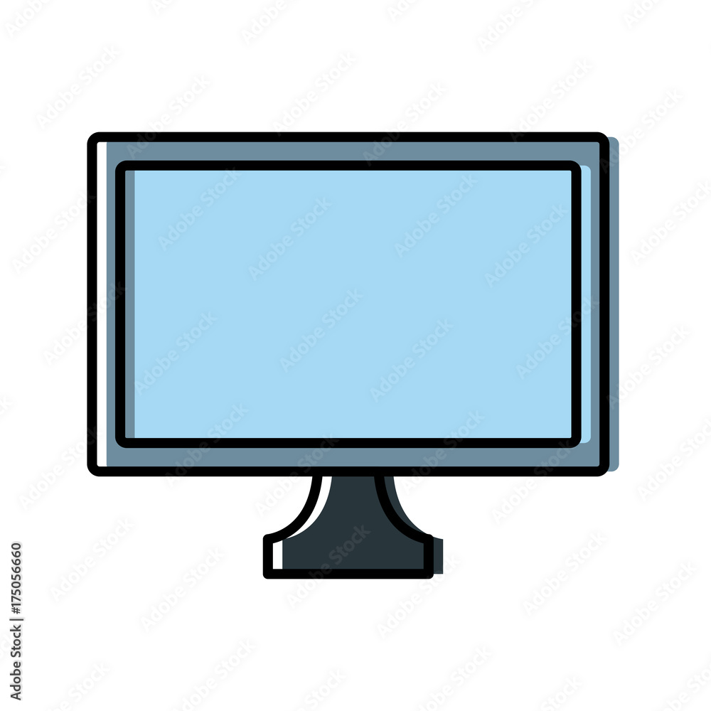 Pc screen monitor icon vector illustration graphic design Pc screen monitor icon vector illustration graphic design