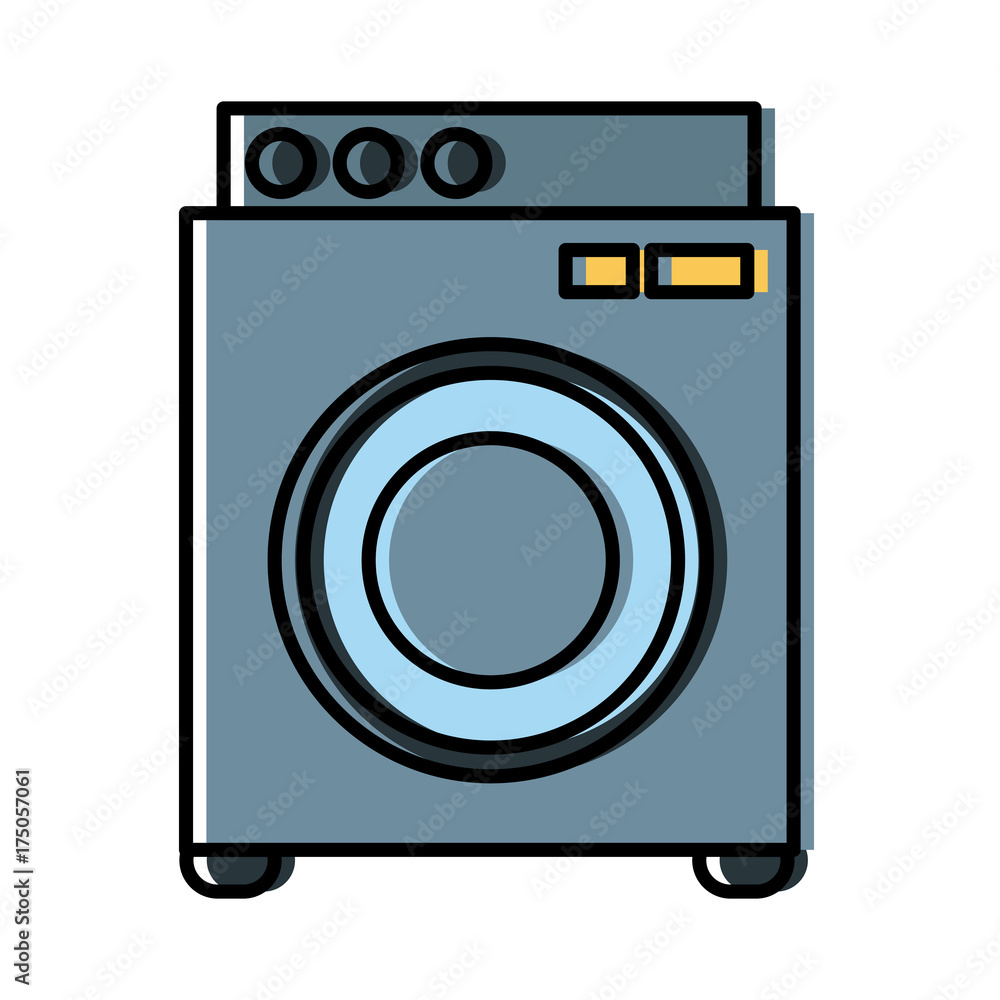 Washer laundry machine icon vector illustration graphic design Washer laundry machine icon vector illustration graphic design