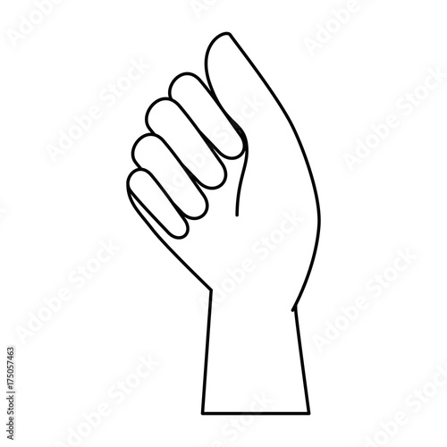 hand human fist icon