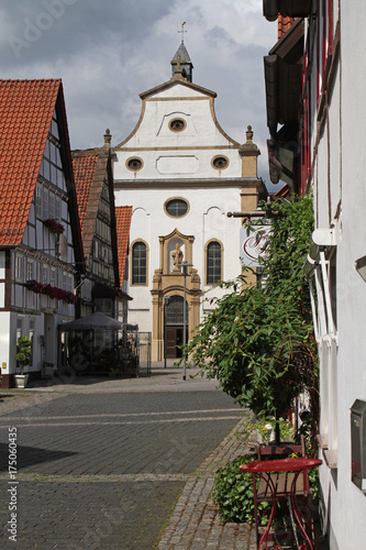 Blick auf das ehemalige Franziskanerkloster in Lügde photo