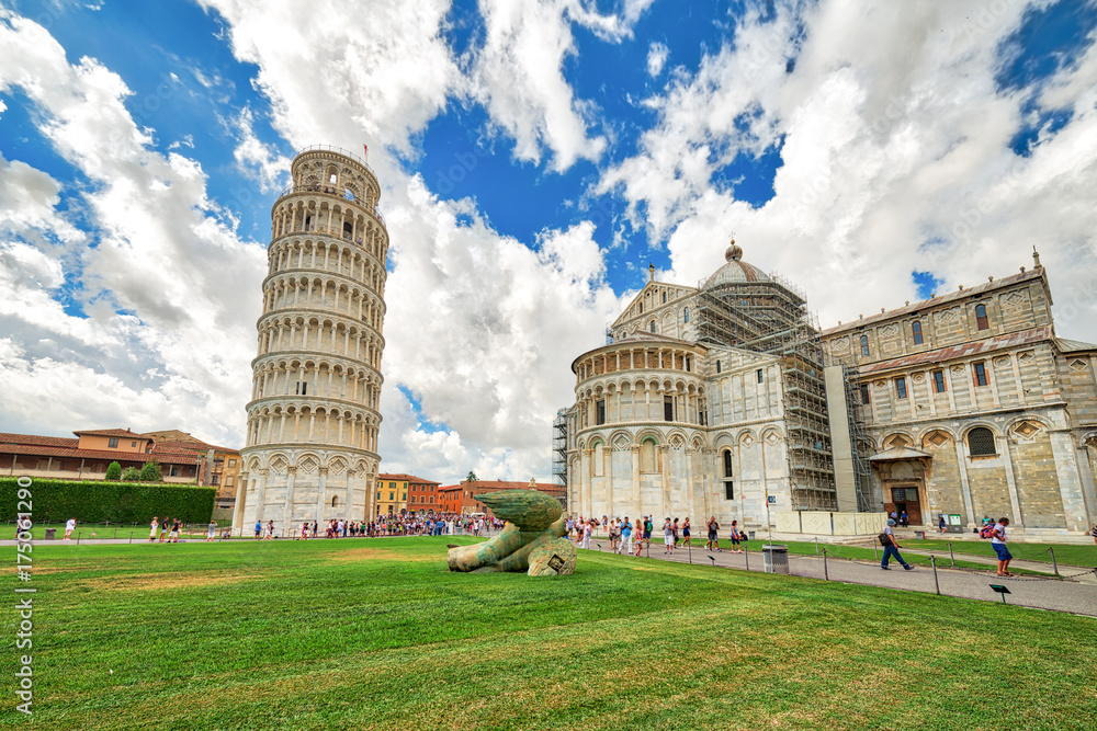 Public square of miracle in Pisa