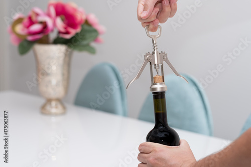 wine bottle opening