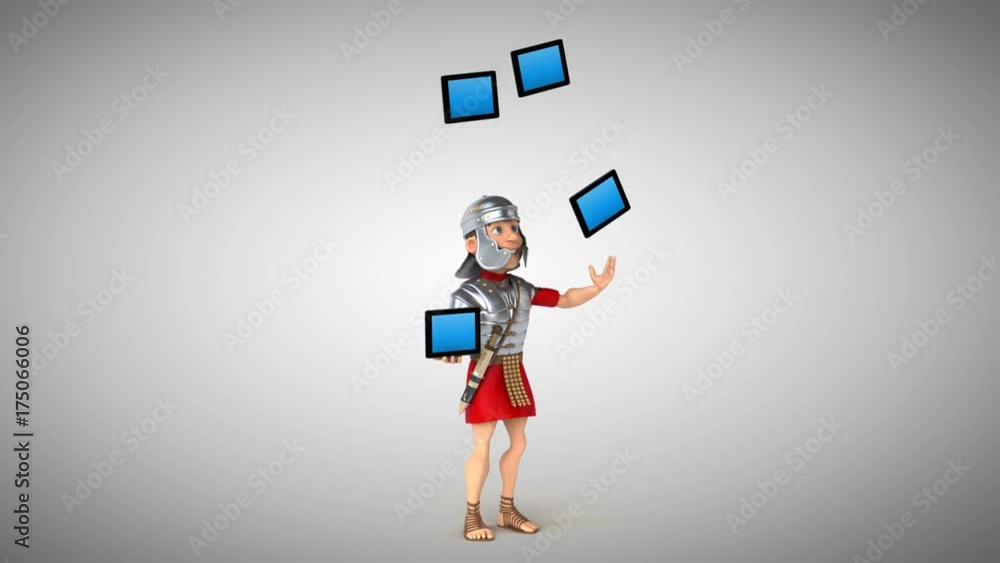 Fun roman soldier - 3D Animation Fun roman soldier - 3D Animation