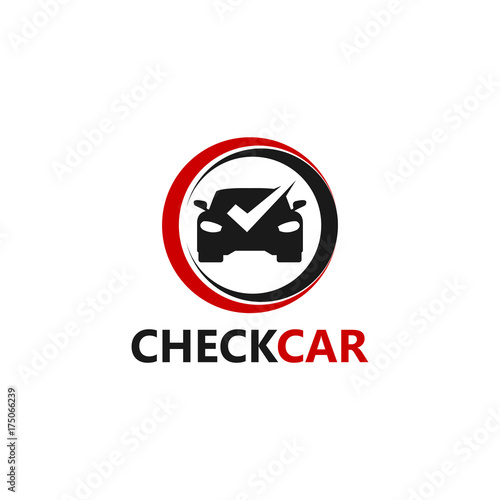 Check Car Logo Template Design