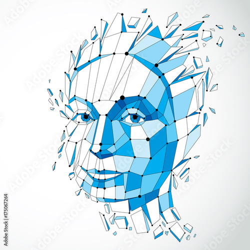 3d vector illustration of h...