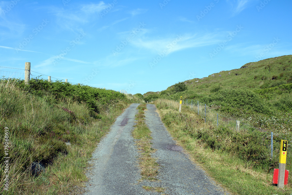 Hill walking on the Irish Countryside