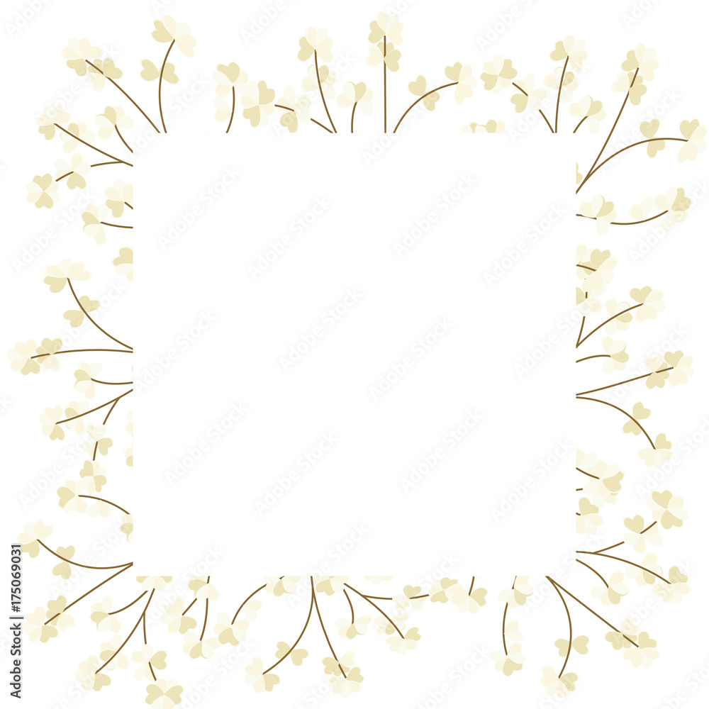 White heart. Flower is in the spring. White flower is vector for frame. Draw image and not trace. White heart. Flower is in the spring. White flower is vector for frame. Draw image and not trace.