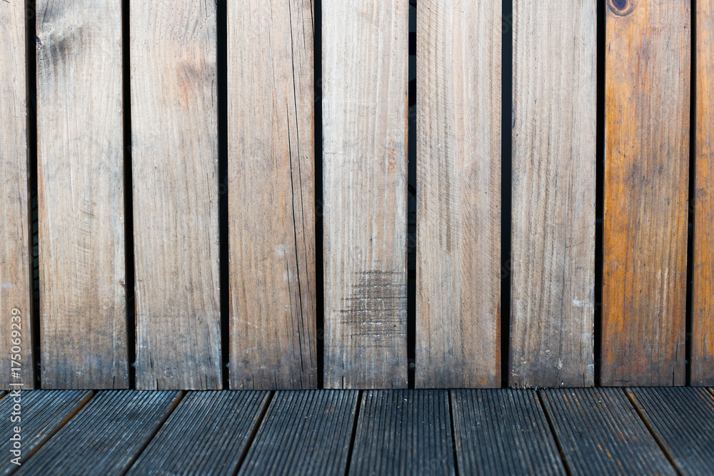 Wooden fence from boards for background Wooden fence from boards for background
