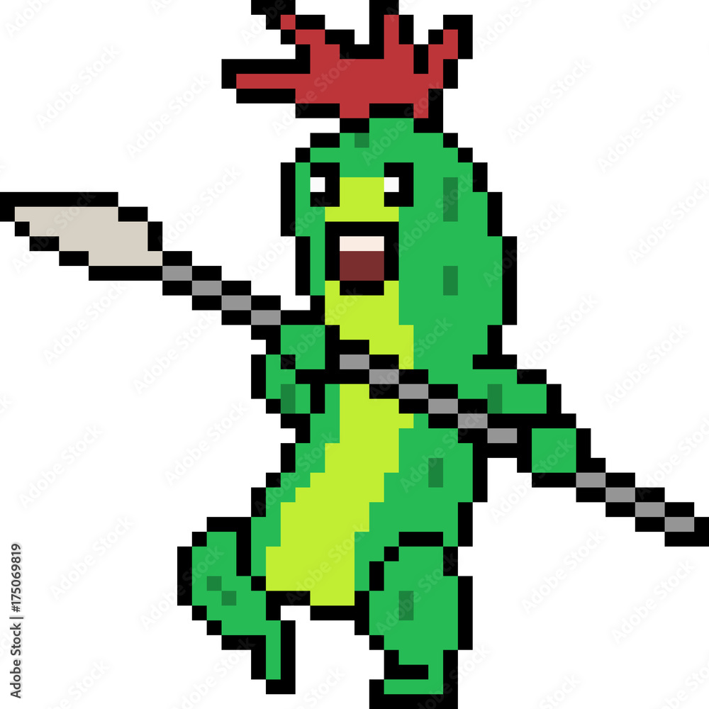 vector pixel art monster vector pixel art monster