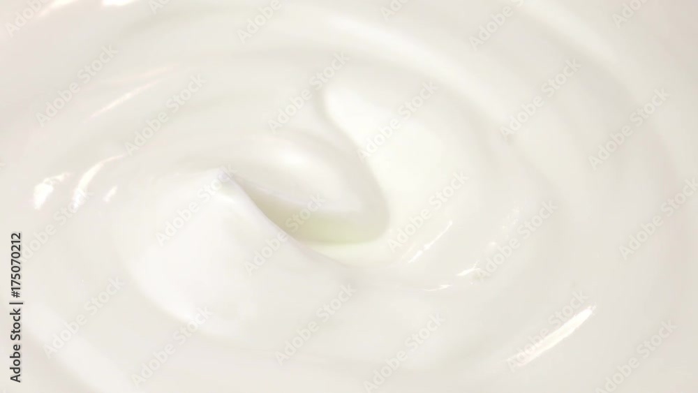 High quality video of scooping yogurt in 4K High quality video of scooping yogurt in 4K