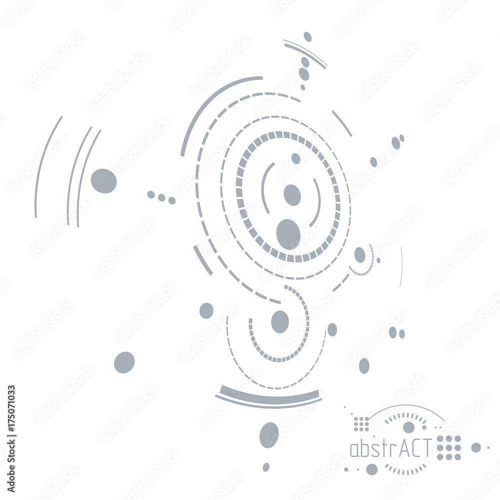 Mechanical scheme, vector engineering drawing with circles and geometric parts of mechanism. Technical plan can be used in web design and as wallpaper or background. Mechanical scheme, vector engineering drawing with circles and geometric parts of mechanism. Technical plan can be used in web design and as wallpaper or background.