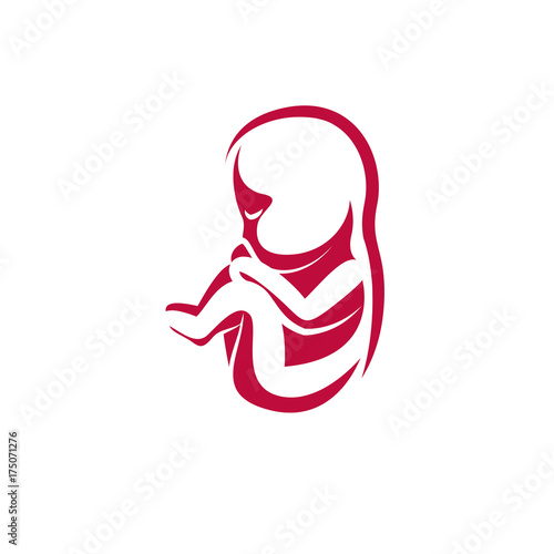 Newborn baby drawn vector illustration isolated on white. Innocent child, happy concern concept.