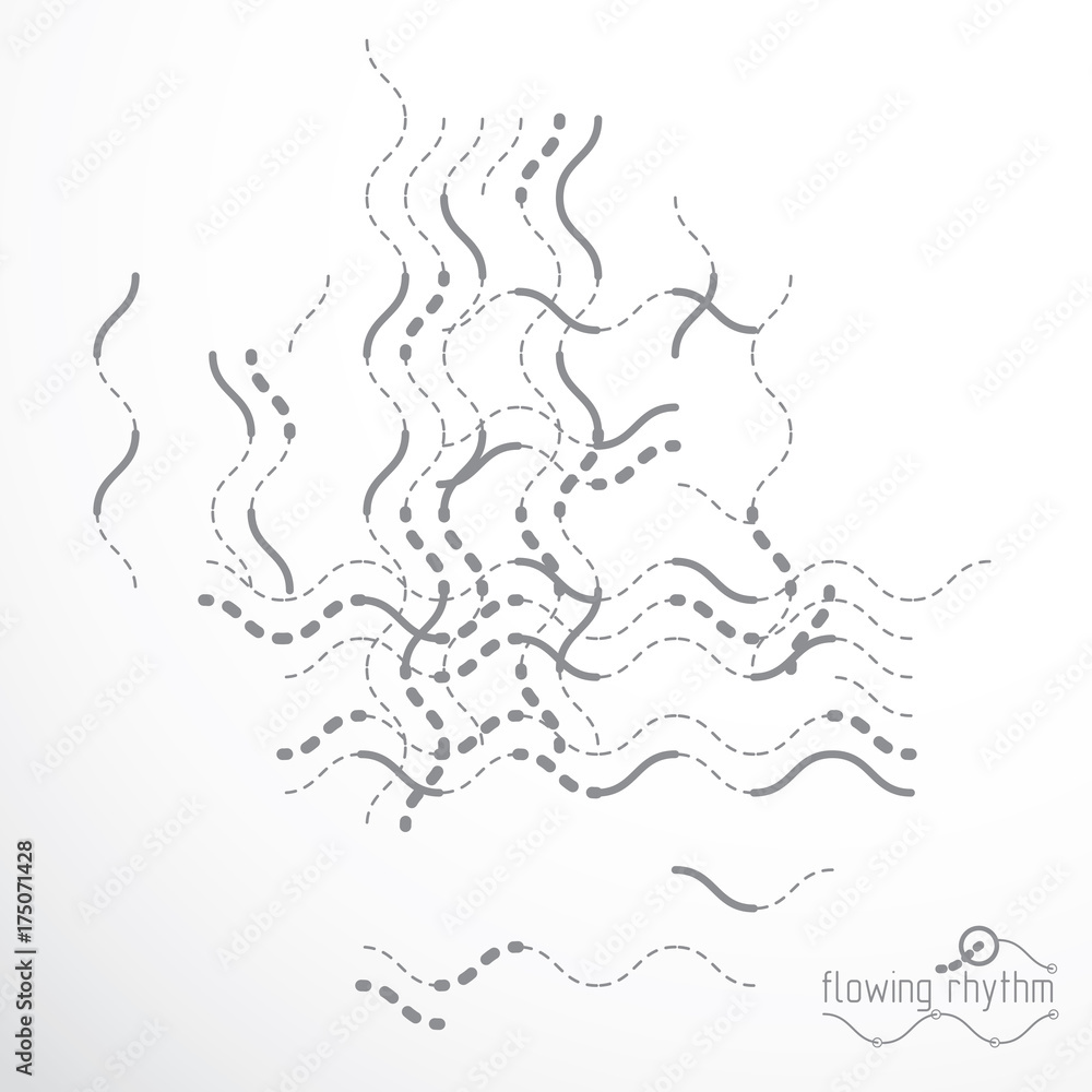 Flowing stripes, vector abstract wave lines illustration for use as website background. Flowing stripes, vector abstract wave lines illustration for use as website background.