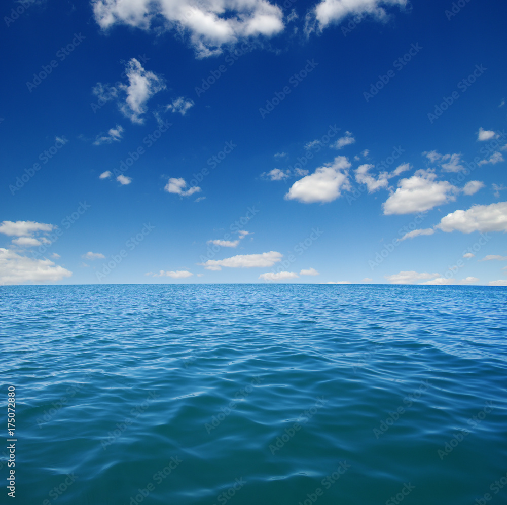 Obraz premium Blue sea water surface