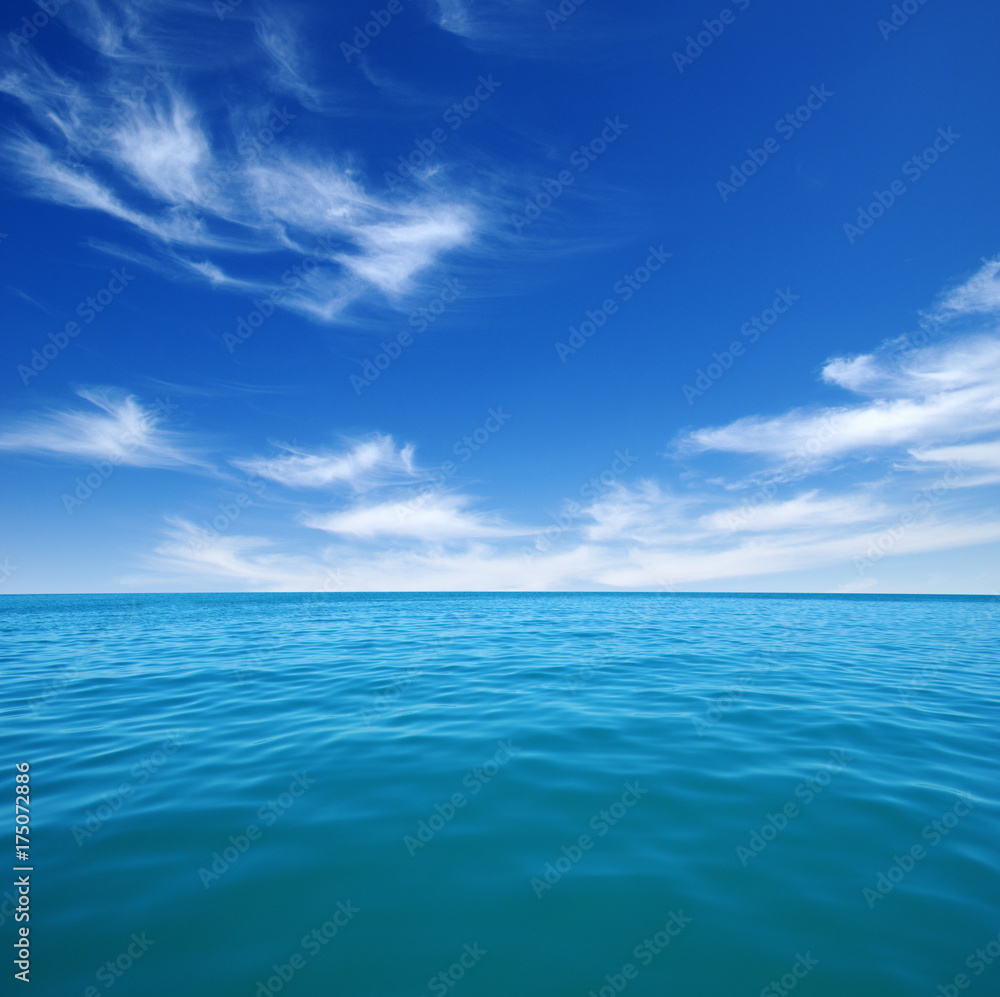 Fototapeta premium Blue sea water surface
