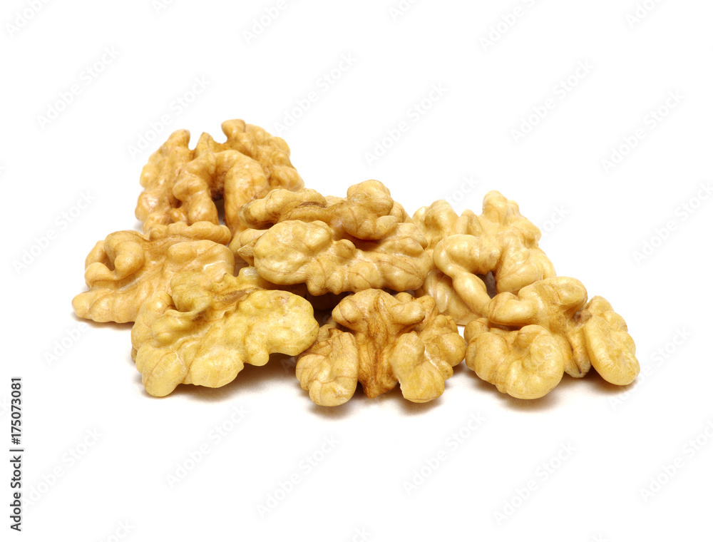 Walnuts isolated on white Walnuts isolated on white