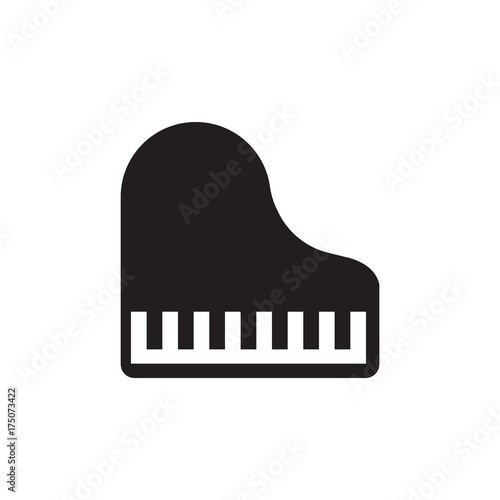 Piano vector icon